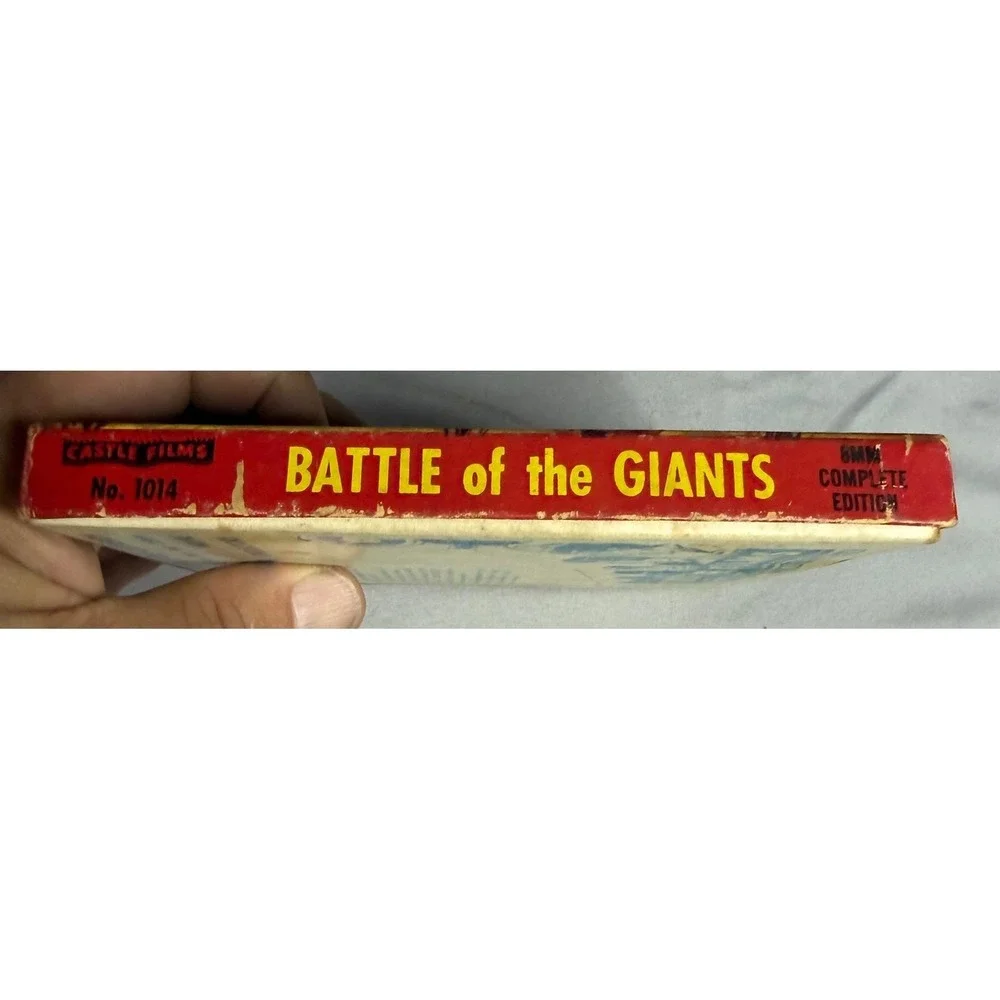 Vintage Castle Films Battle‎ of the Giants 8mm Movie Reel No 1014 Sci-Fi Monster